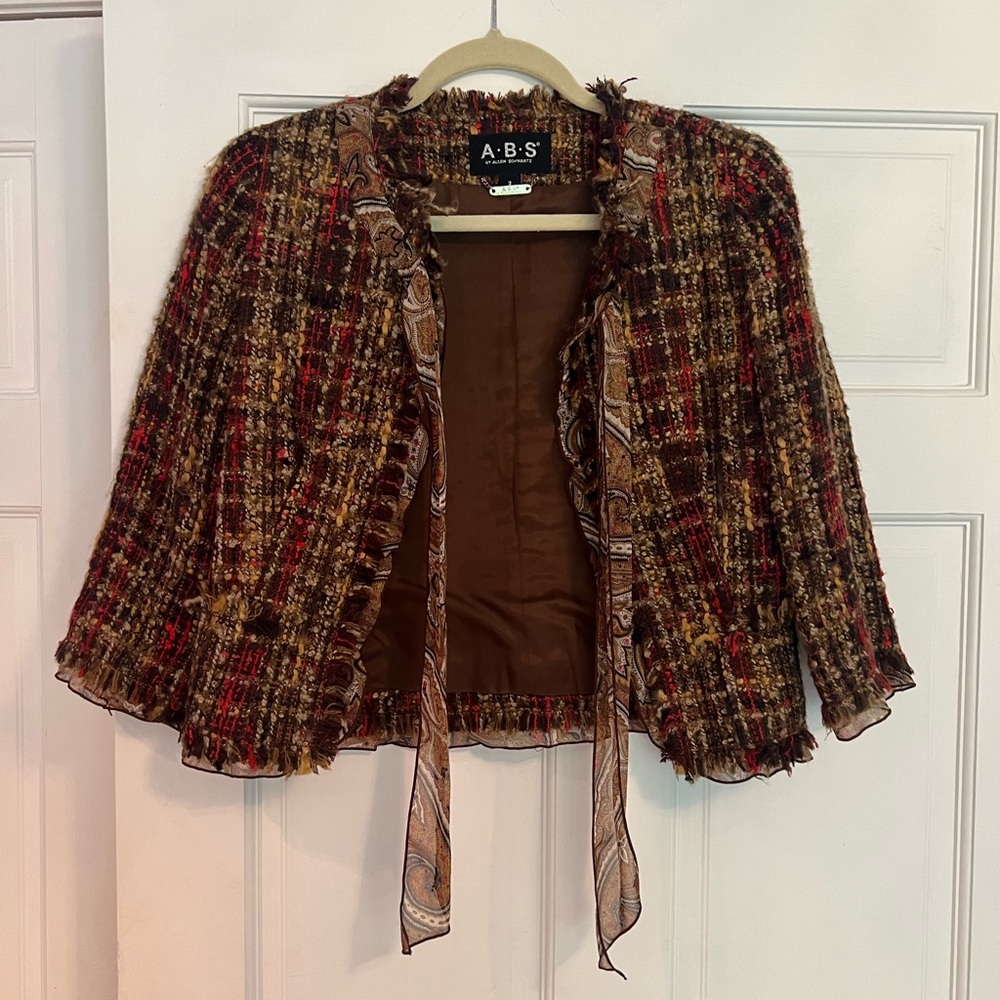 ABS by Allen Schwartz Tweed Blazer size 2